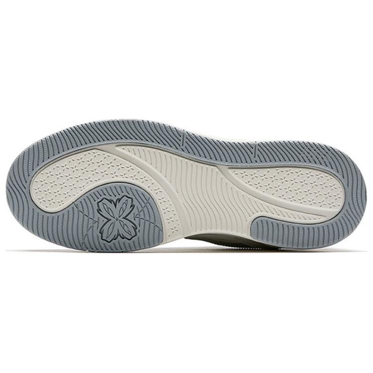 Anta Cream Bag Trendy Casual Non-Slip Wear-Resistant Low-Top Skate Shoes Women sneaker White Gray 122528036-4