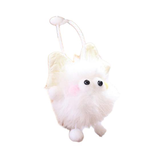 Doll Pendant Keychain Eggette Shape Plush Doll Lightweight Key Holder Easy to Carry Keychain Backpack Accessories
