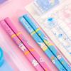 6Pcs/Set Kids Cartoon Stationery Set with 2 Pencils Eraser Sharpener Ruler Transparent Case Students School Supplies Classroom Prizes Gifts