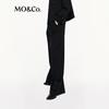 MO&Co. High-Waist 100% Wool Straight Trousers