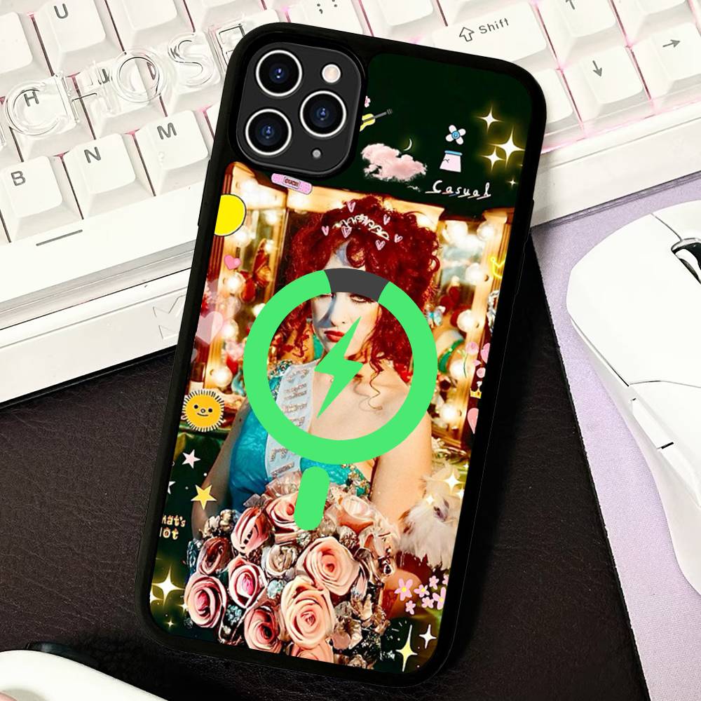 

Popular Singer C-Chappell R-Roan For Case For IPhone 17 16 Pro Max 15 14 Plus 13 12 11 Wireless Charging Phone Cover iPhone 17 Pro