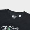 FILA Heritage Series Letter Floral Print Casual Crew Neck Short Sleeve T-Shirt Women Tops Legendary-Blue F11W428112F-NV