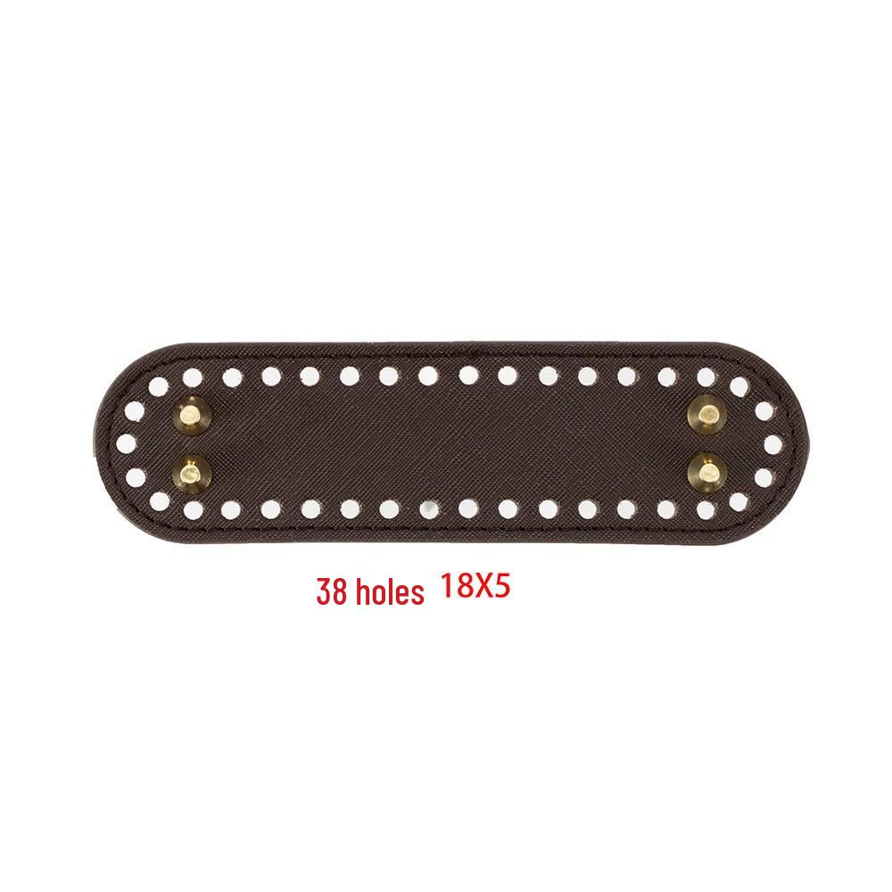 Zestaw DIY Ręcznie Robiona Tkana Torba Dno z Akcesoriami z Podstawą ze Skóry