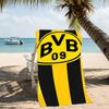 Beach Towel with Borussia Dortmund Pattern - Soft,absorbent,machine Washable Lightweight&Modern,swimming,Travel Essentials
