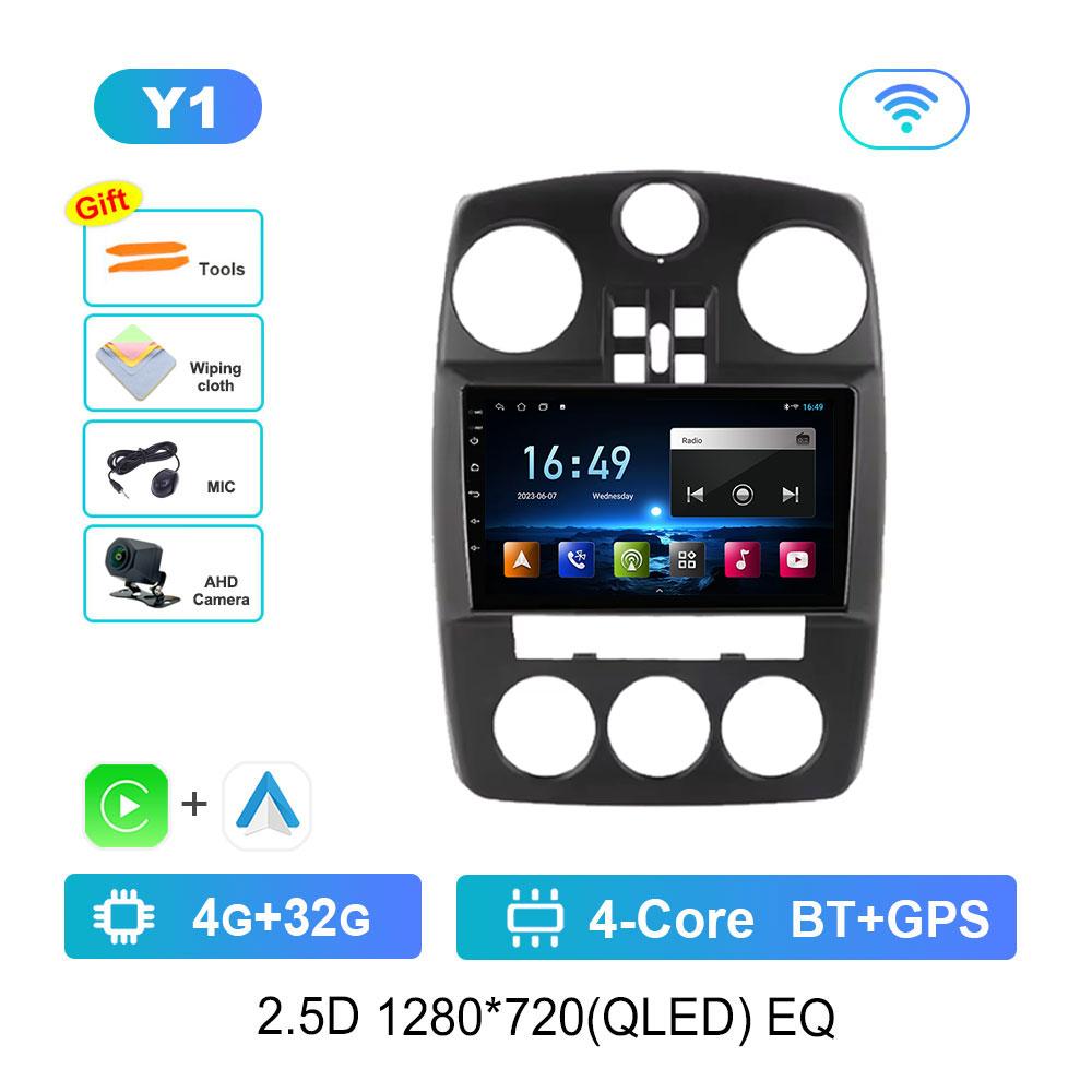 Android 14 Car Radio Multimedia Player for Chrysler PT Cruiser 2007 - 2009 WiFi GPS Navigation DSP Stereo Split Screen Head Unit