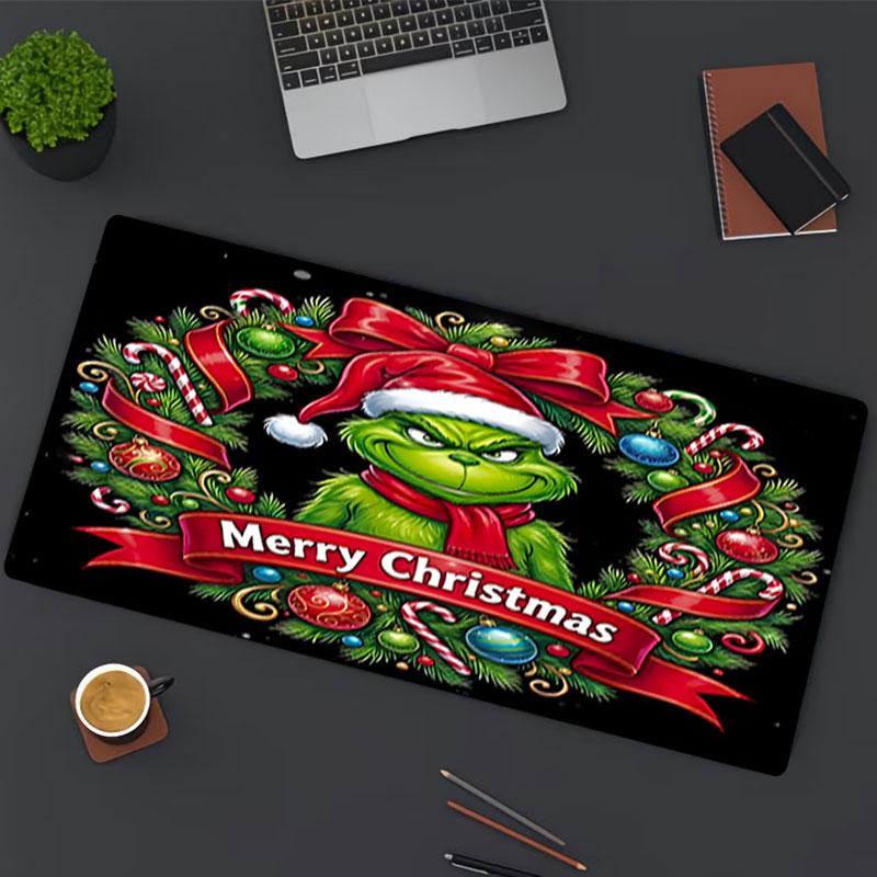 The Grinch Print Mouse Pad, for Keyboard Pad Laptop PC Mat for Office Home Use, Desk Decor, Perfect Birthday Gift for Gamers
