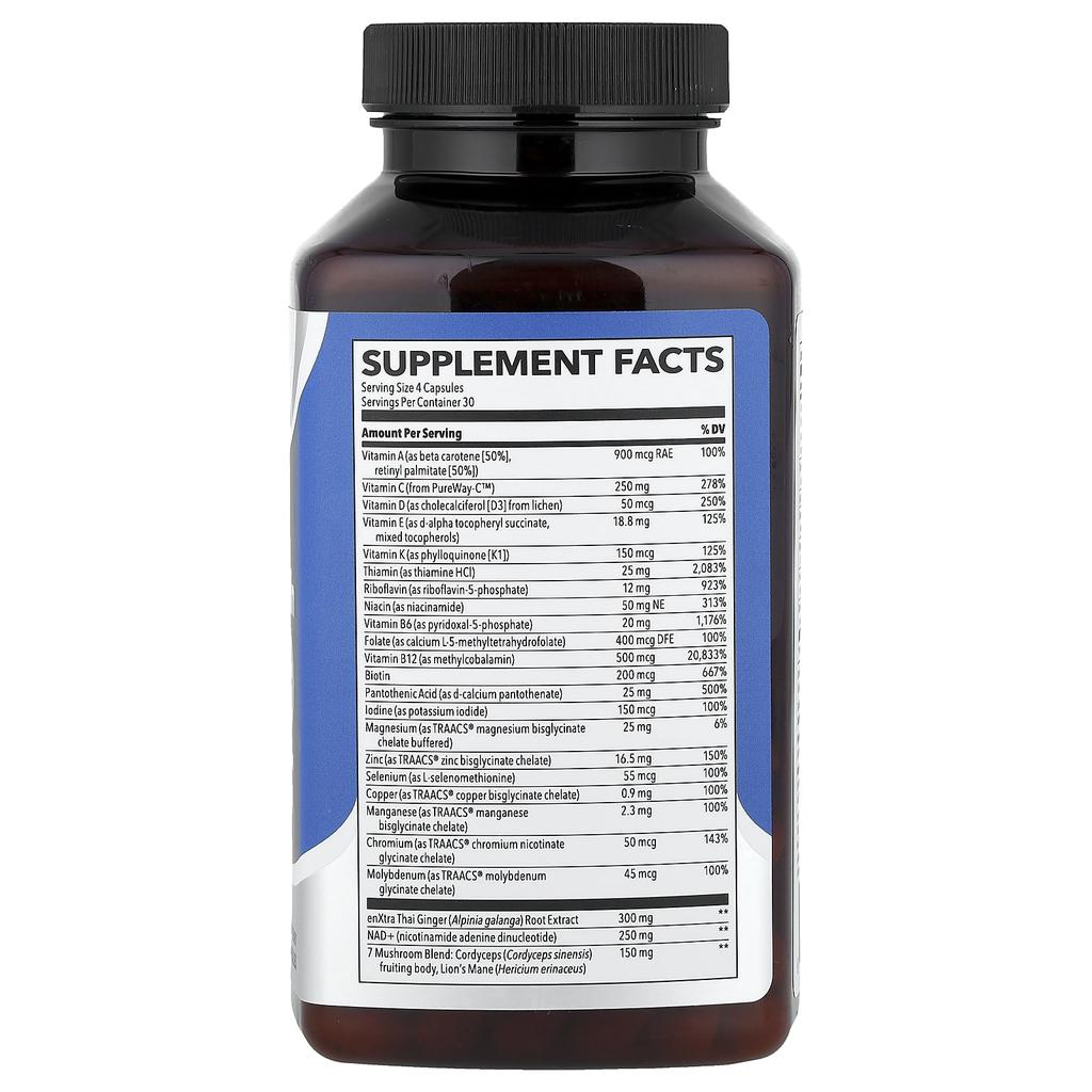 LifeSeasons Therapeutic, Men's Multivitamin, High Potency, 120 Veggie Capsules