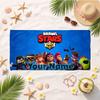 Brawl Stars (1) Plážová osuška s vlastním jménem Měkká osuška Dárek na pláž, k bazénu, na plavání, na dovolenou