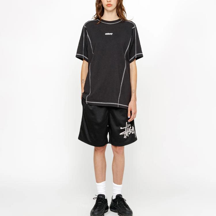 Stussy Bavlněný svetr s kulatým výstřihem Wave 1140347