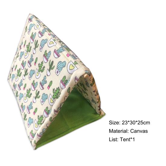 Reptile Bed Large Space Breathable Habitat Shelter Bearded Dragon Resting Tent Bed Small