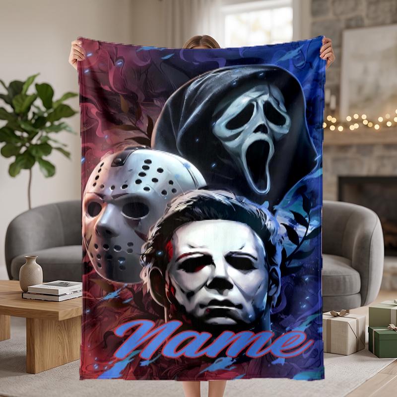 Terrorist killers Custom Flannel Blankets Soft Warm Cozy Throws for Home Decor Holiday Gifts