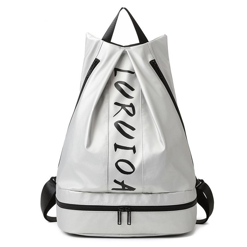Dry and wet separation sports fitness bag going out multi-function multi-pocket belt shoe compartment travel backpack