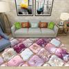 Wizualny Dywan 3D Seria Różowa Trójwymiarowy Gęś Miękki Kamień Drukowana Mata Podłogowa Salon Sypialnia Antypoślizgowy Duży Dywan