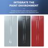 SEAMETAL 4PCS Extended Car Door Bumper Strip Transparent Car Body Protector Anti-scratch & Anti-Collision Rearview Mirror Protective Sticker