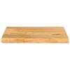 VidaXL Dessus de table à bord vivant 50x20x3,8 cm bois massif manguier, dessus de table en bois, dessus de table d'appoint, 370463