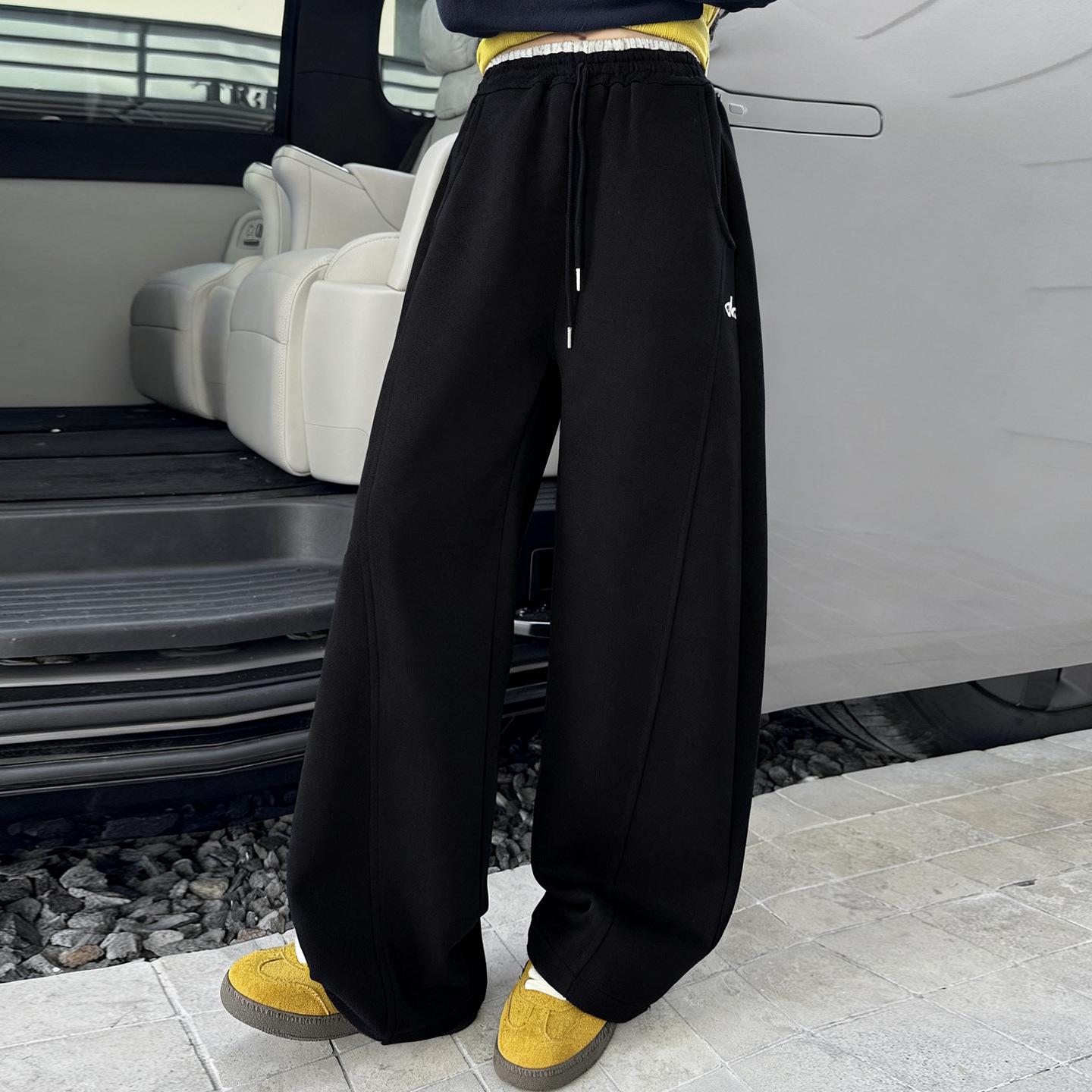

2025 Spring & Autumn Girls Casual Scimitar Sweatpants 130 cm