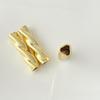 Gold-Plated Twisted Hollow Copper Tube for DIY Jewelry & Clothing Accessories