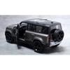 Brago 1:24 Land Rover Defender 2022 SUV Diecast Modellauto - Silber
