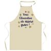 Kitchen Apron - Clementine - Breton Pattern - Durable Cotton - Printed In France