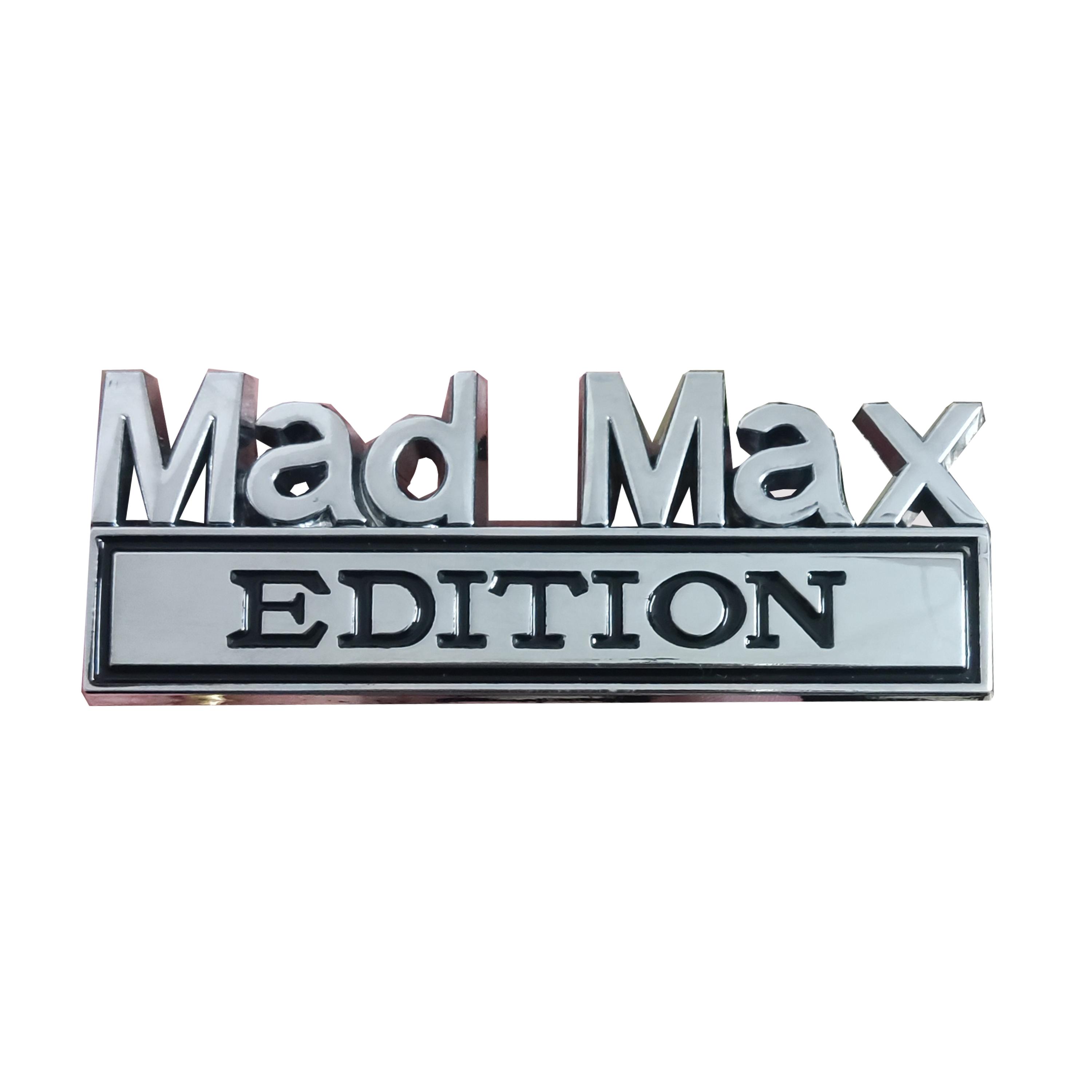 

Mad Max Edition Logo Sticker Fender Funny Decals Car Truck Replacement Door Emblem Badge Sticker for Universal Vehicle SUV Motorcycle