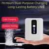 Langlebige 70H/40H Aquarium Sauerstoffpumpe USB Ultra Leise Fischbecken Sauerstoffpumpe Wasserdicht Wiederaufladbar Outdoor Angeln Sauerstoffpumpe