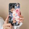 Case For Honor 400 Lite Candy Painted Flowers Phone Cover Soft Liquid Silicone Upgrade Camera Protection Shockproof Back Covers