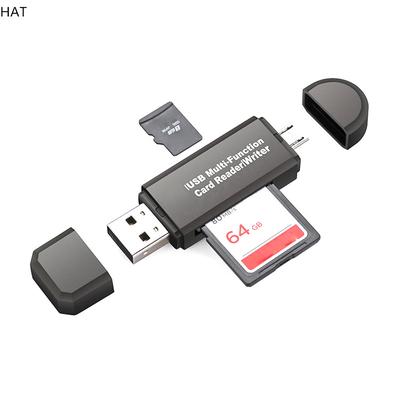 1Pcs Micro USB+USB 2.0 OTG Adapter SD T-Flash Memory Card Reader for Smartphone