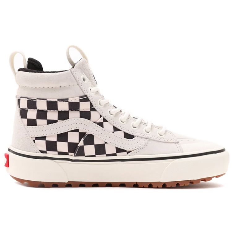 Vans Sk8-Hi Mte-2 Casual Skate Shoes High Top Checkerboard Unisex Sneaker White Gray VN0A5HZZ6LC