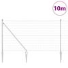 VidaXL Clôture Euro avec 7 Piquets de 1.2x10 m Acier Galvanisé 3350752