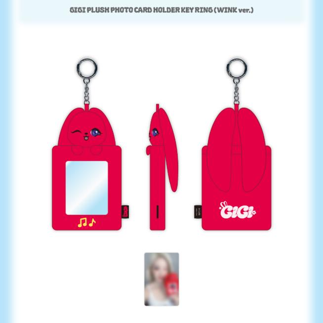 I-dle YUQI Motivation GIGI Photo Card Holder Key Ring