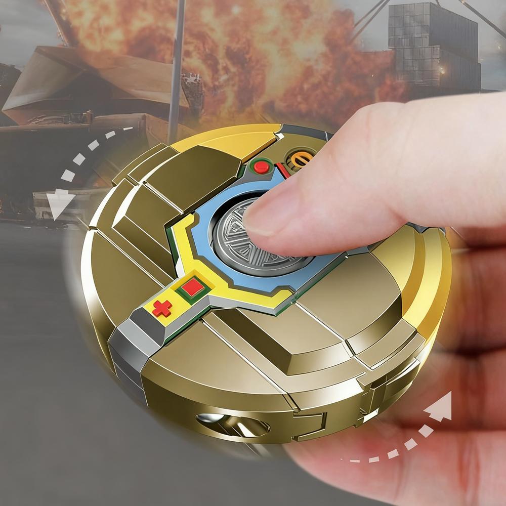 2v1 Deformační Robot Gyroskop na špičku prstu Hračka na dekompresi Antistresový Fidget Spinner Malé ozdoby Hračky na uvolnění stresu pro děti