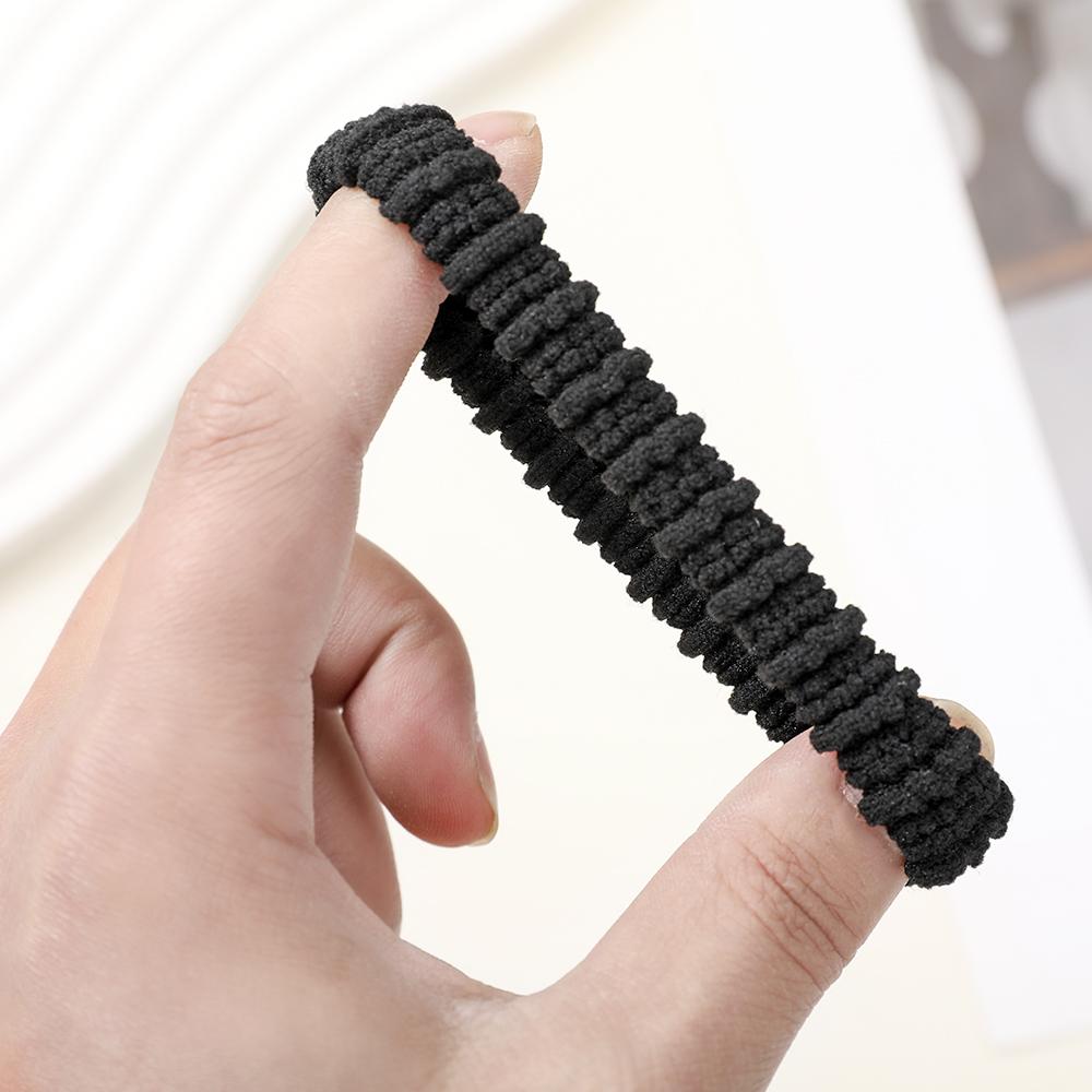 10PCS Thicker, Thicker, Hair Accessories, Wider, Hair Ties, Rubber Bands, Hair Rings, Headbands, Pony Tails, High Elasticity, Du