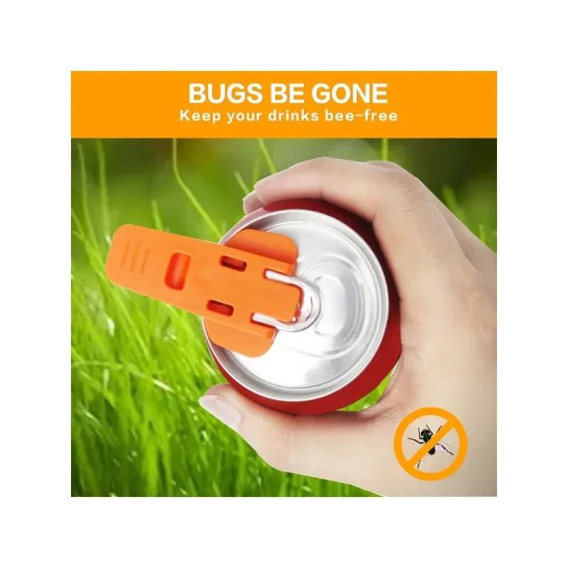 Hot 6PCS Simple Bottle Opener Reusable Easy Can Opener Sealed Drink Beer Cola Opener Lid Remover Kitchen Supplies Camping Tools