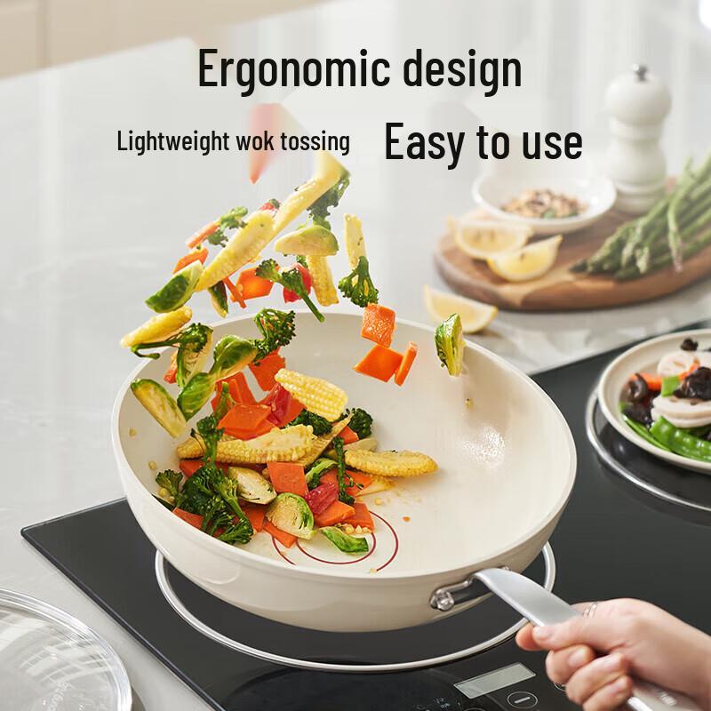 Joyoung C580 30cm Ceramic Non-stick Wok