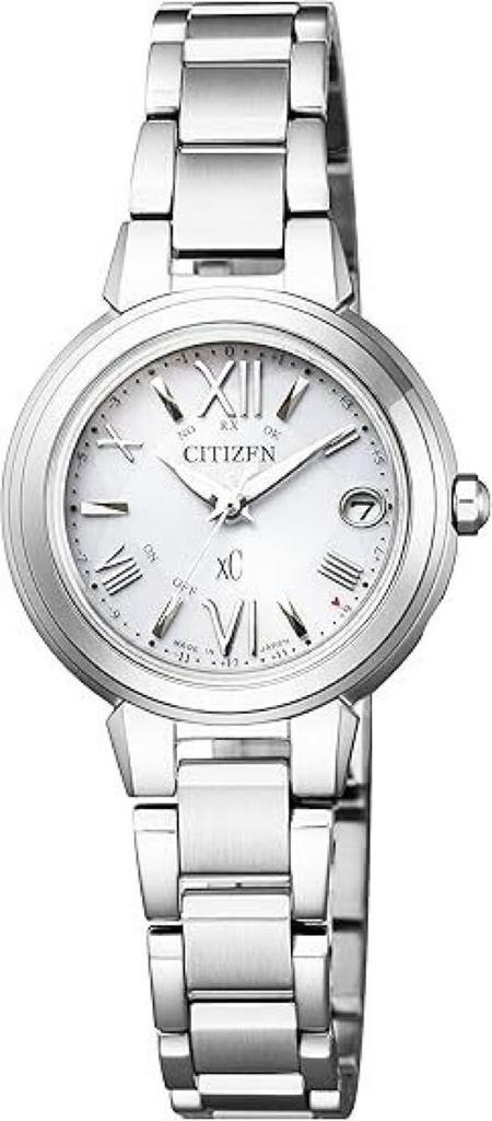CITIZEN Cross Sea Watch Silver Eco-Drive Radio-Controlled ES9430-54A Women's