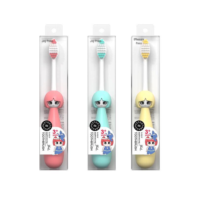 

Joy Press Cartoon Soft Bristle Toothbrushes (3-Pack)