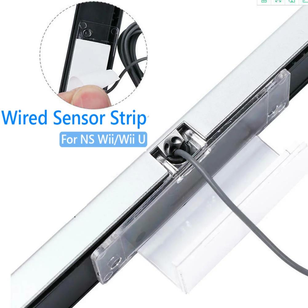 Wired Infrared Ray Sensor Bar with Extension Cord Remote Motion Sensor Bar Receiver IR Signal Ray for Nintendo Wii Wii U Console