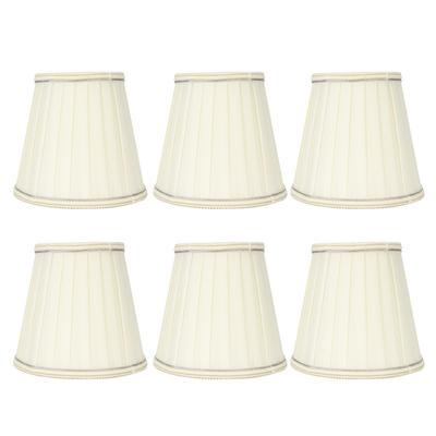 6PCS Modern Fabric Lampshade Light Cover Decoration for Home Chandelier Wall Pendant Lamp