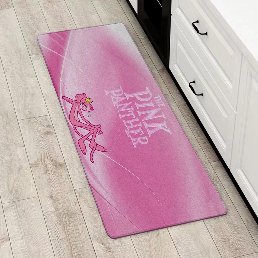 Tappetino d'ingresso Porta d'ingresso Tappeto Rosa Pantera Divertente Tappeto da cucina antiscivolo Tappeti per soggiorno Tappetino per bagno Balcone Tappetini per pavimenti Tappeto