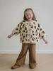 Korean Style Floral Baby Girl Cardigan Coat - 2025 Winter Collection