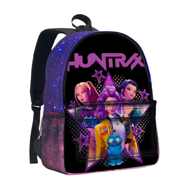 Hunterxhunter Kpop Backpack With Durable Oxford Fabric For School Use