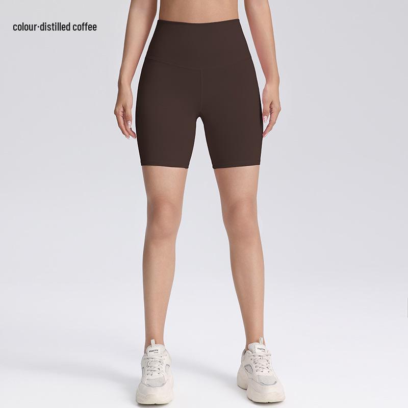 European Asian High Waist Yoga Capri: Hip-Lifting, Tight-Fit Running Sports Shorts