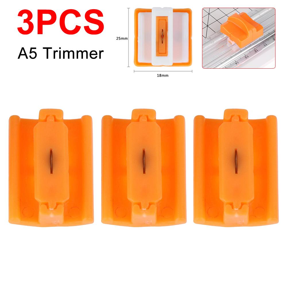 10 Stück A4/A5 Papier Schneiden Ersatzklingen Guillotine Papierschneider mit Ausziehbarer Skala für Fotoschneider Scrapbooking Zubehör
