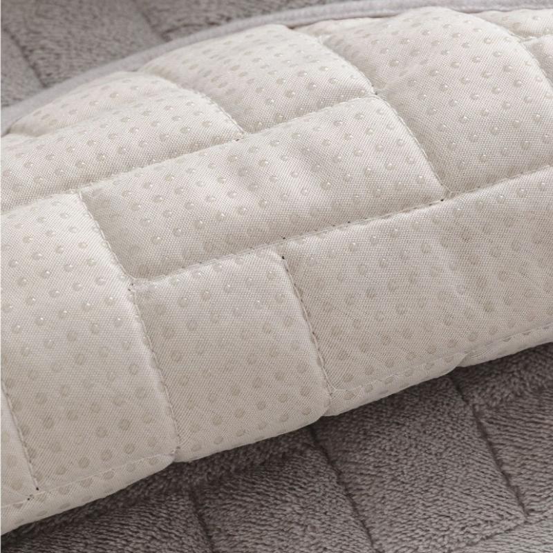 Milk fleece thickened sofa cushion autumn and winter one-piece anti-cat anti-cat scratch seat cushion cover
