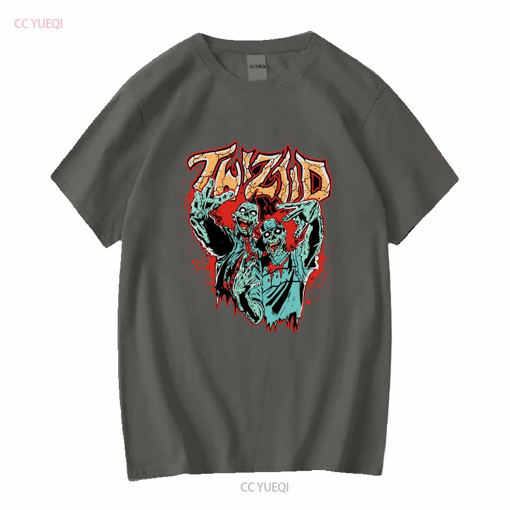 Twiztid Zombie T-Shirt vintage gewaschen leicht bequem dehnbar Unisex stilvoll Mode vielseitig weich Streetwear