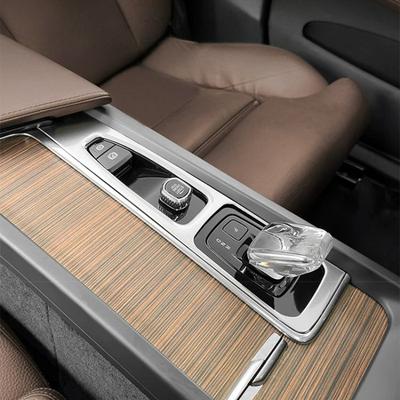 For Volvo XC60/S60/V60 Central Control Gear Panel Frame Stainless Steel Decorative Sequins Car Interior Modification Supplies