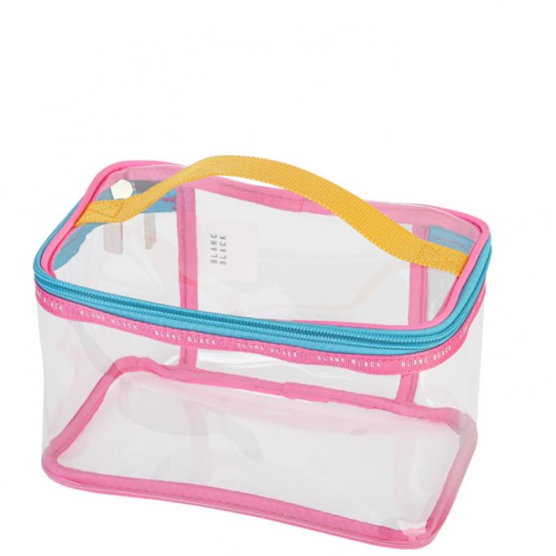 Blancblack Color Pop Vivid Square Transparent Multi Use Water Play Pouch