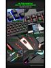 Metal Gaming Keyboard & Mouse Set with Mechanical Feel & Floating Keys