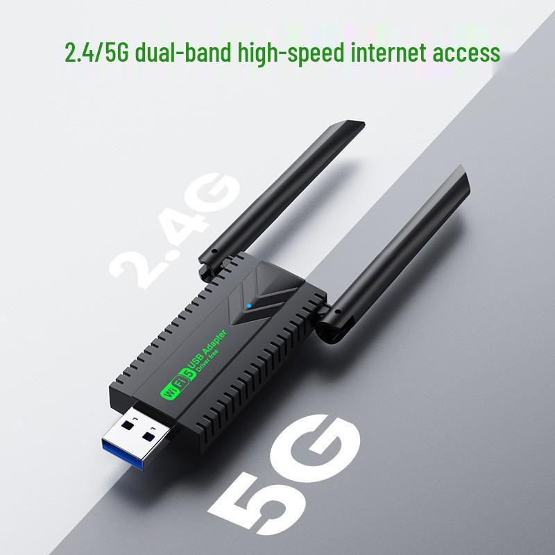 USB Dual-Band 5G Wireless Network Card with Bluetooth Receiver