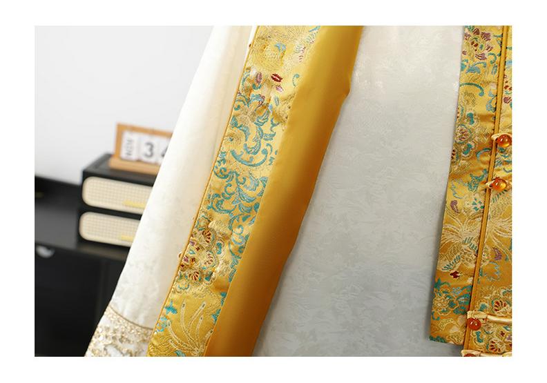 New Chinese Style Frog Button Vest Cape for Young & Middle-Aged Women